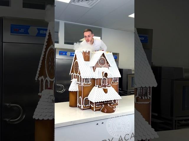 Chocolate Gingerbread House!  I want to wish everyone a Merry Christmas! #amauryguichon #chocolate