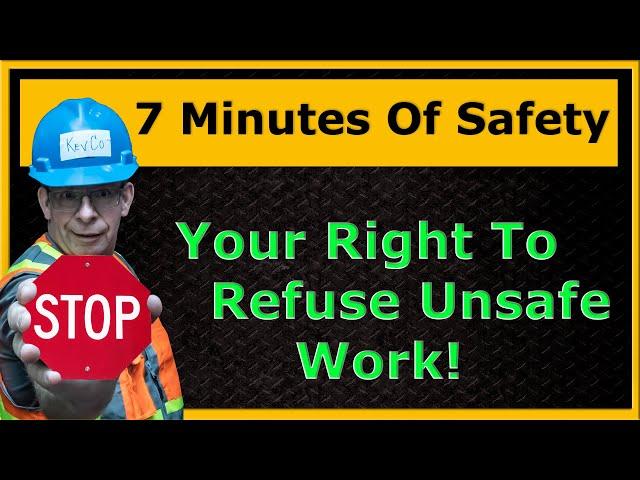 Your Right to refuse unsafe work - Basic Worker Rights In Canada