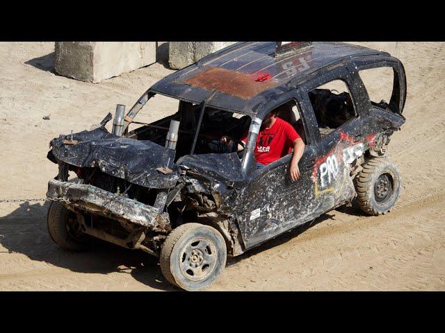 New Hamburg Demolition Derby 2024 Stock Trucks