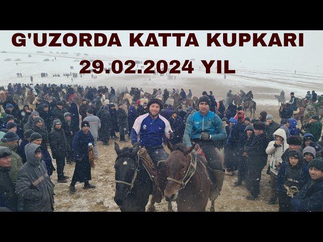 BUGUN G'UZOR QUDUQ QISHLOG'IDA KATTA KUPKARI BULIB UTDI 29.02.2024 YIL