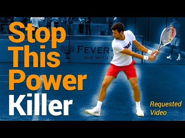 Learn to Relax On Your Backhand to get More Power...(Drill included)