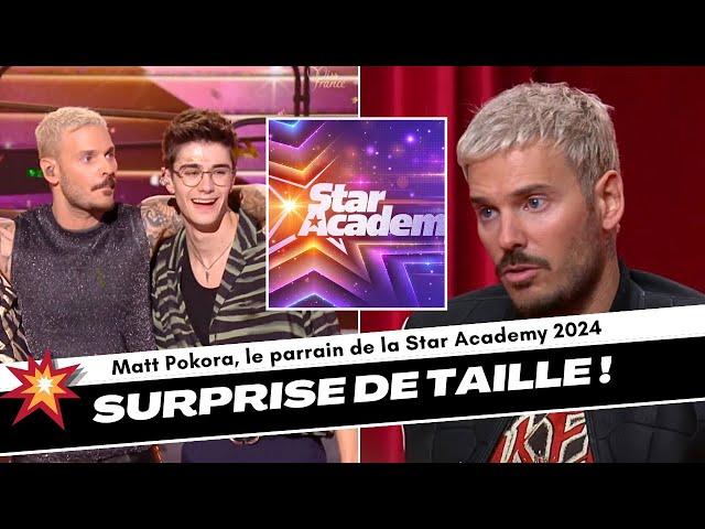 Matt Pokora sera le parrain de la prochaine Star Academy 2024