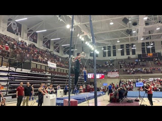 Stanford Men's Gymnastics Apr-06-2019 Still Rings