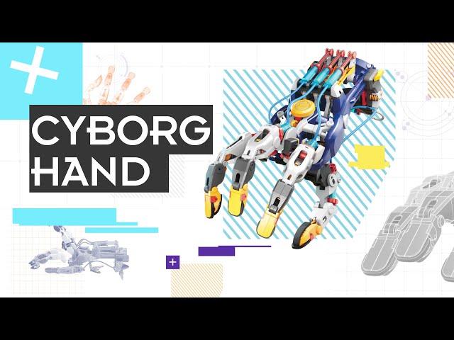 KOSMOS | Experimentierkasten |  "Cyborg-Hand" - Deine XXL-Hydraulik-Hand