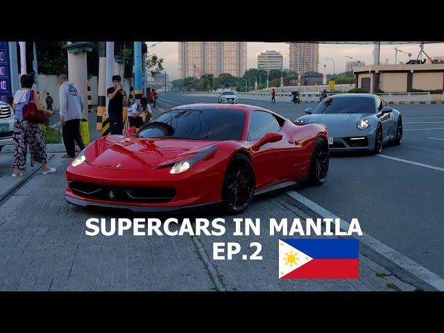 Carspotting in Bonifacio Global City Ep.2 4K | BGC Supercars Sunday Car Spotting Manila Audi R8