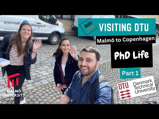 Visiting Denmark Technical University (DTU) from Malmö | Lingby Campus | VLOG Part 1