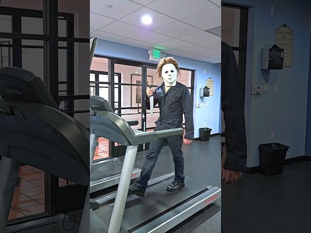 If HALLOWEEN Characters used THE TREADMILL! #halloweenwithshorts 🫣
