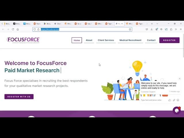 Focus Force Paid Market Research. Make money online in UK