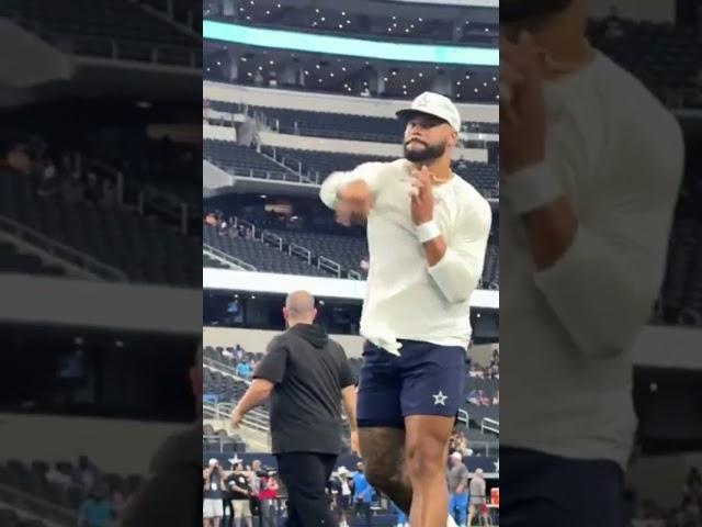 DAK PRE GAME SNAPS PRESEASON  #nfl #dallascowboys #shorts #sports #viral #trending