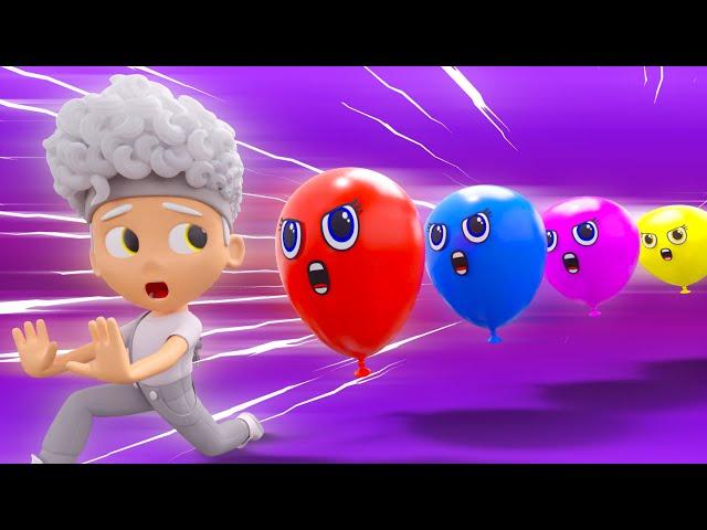 Surprise Balloons Pop | D Billions Kids Songs