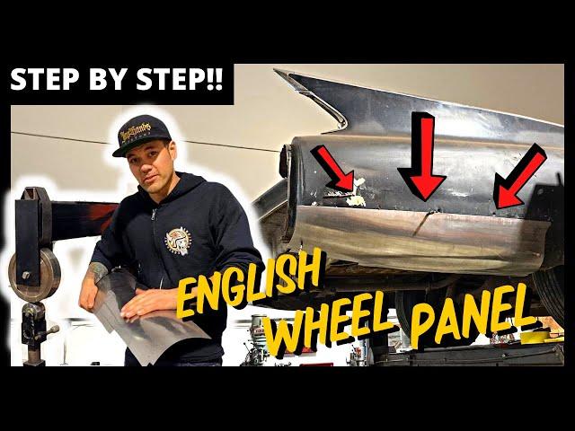 Metal Shaping Patch Panel Using the English Wheel!!! | Rust Repair 1960 Cadillac Coupe de Ville