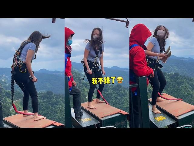 Bungee Jumping With Rope In Beautiful Place:Asmr Bungee Jumping