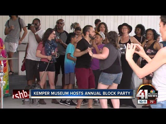 Kemper Museum hosts annual block party