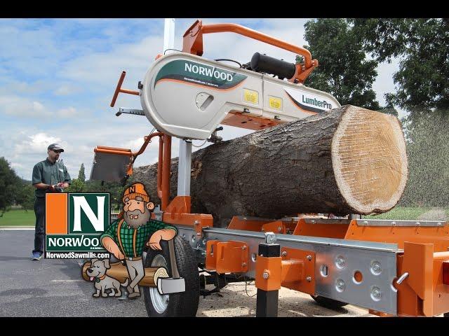 Das mobile Norwood-Bandsägewerk LumberPro HD36 – Manuell oder hydraulisch … Sie haben die Wahl!!