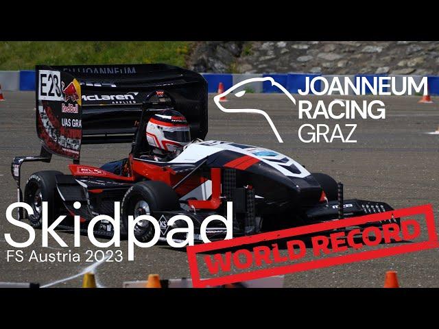 Skidpad World Record | Formula Student Austria 2023 | Joanneum Racing Graz