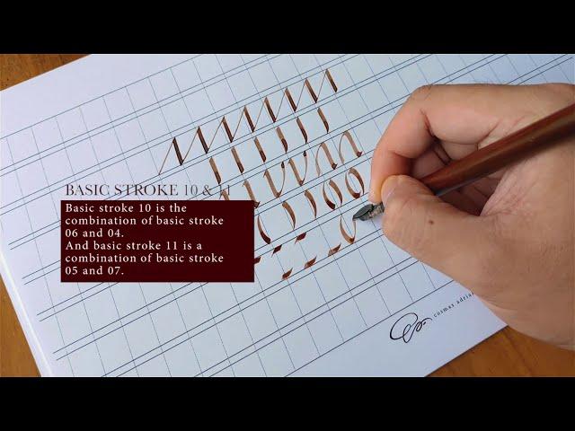 Italic Calligraphy Tutorial : 01. the Basic, from Tools to Strokes (Beginner Friendly)