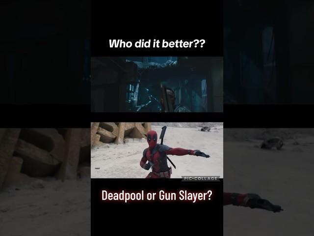 Who did it best?? #Deadpool or #GunSlayer  #DeadpoolandWolverine #TheDarkTower