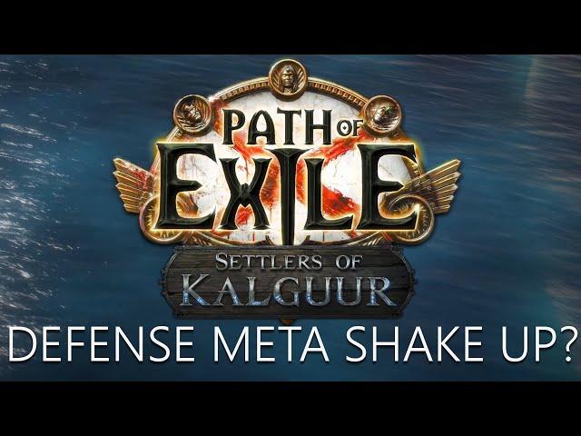 Poe 3 25 Settler of Kalguur - QoL update, Nerf, new base armor and more