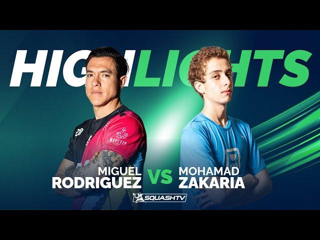  Rodriguez v Zakaria  | Open Squash Classic 2024 | QF HIGHLIGHTS