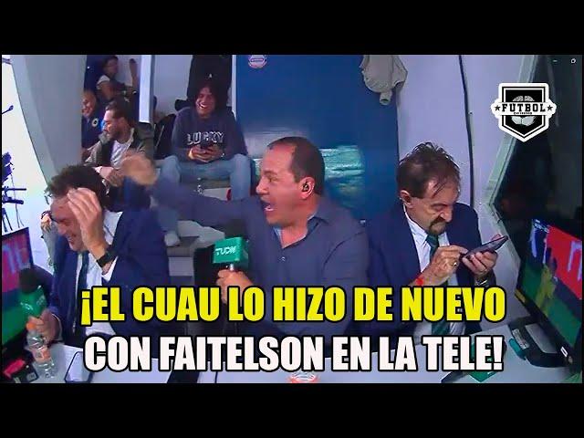  ¡EL CUAU LO HIZO DE NUEVO con DAVID FAITELSON! ¡ESTO PASÓ en el CRUZ AZUL VS AMÉRICA!