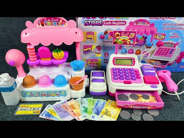 53 Minutes Satisfying with Unboxing Cute Pink Ice Cream Store Cash Register ASMR | Review Toys