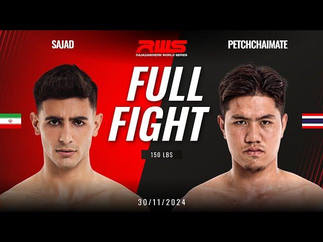 Full Fight l Sajad Venum Muay Thai vs Petchchaimate Fighter Muay Thai I RWS