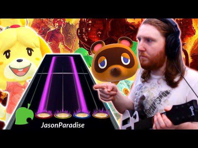 How to mix Animal Crossing with Doom with Guitar Hero ~ Unlikely Mashups [The Chalkeaters]