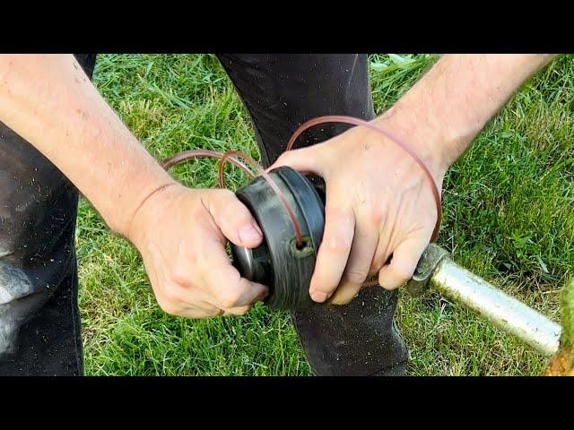 My EASIEST line refill for a trimmer reel. In practice, proven over the years, the BEST option