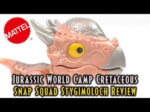 Jurassic World Camp Cretaceous | Snap Squad Stygimoloch Review | Mattel Jurassic World