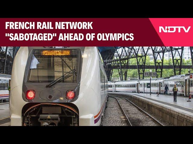 France Train | French Rail Network "Sabotaged" Ahead Of Paris Olympics 2024, 8 Lakh People Affected