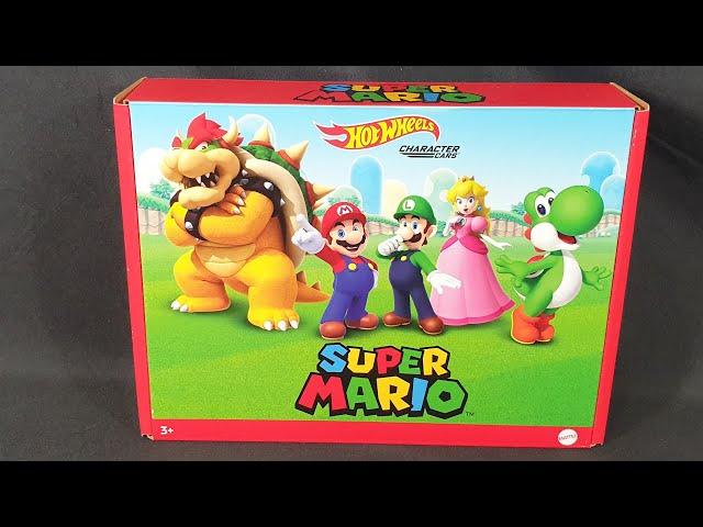 Unboxing: Hotwheels Super Mario Character cars 5 pack - Mattel