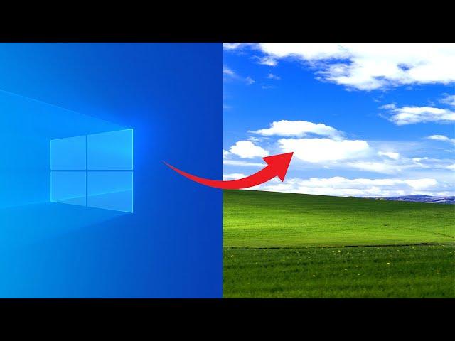 Transforming Windows 10 to Windows XP