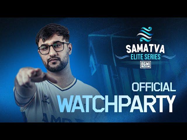 Samatva Elite Series Official Watchparty | BGMI | Day 1 | iQOOrntxOsmium