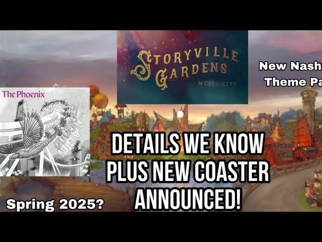 New Theme Park to Open in Nashville Tennessee called Storyville Gardens! | Details that we know!