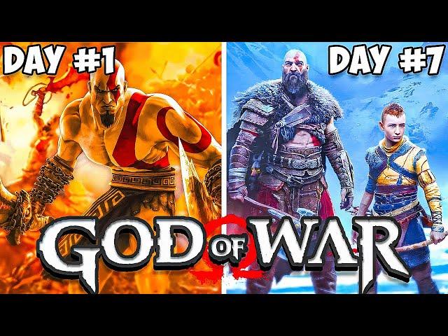 Can I PLATINUM Every GOD OF WAR Game in ONE WEEK?