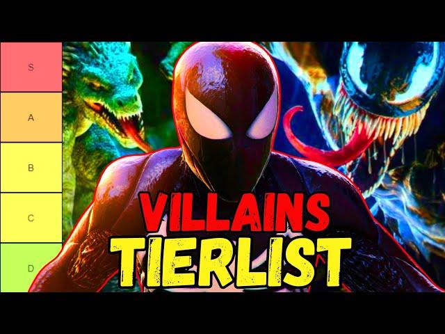 Insomniac Spider-Man Villain Tierlist