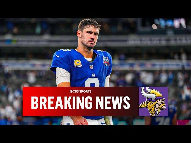 QB Daniel Jones signing with Minnesota Vikings | Breaking News