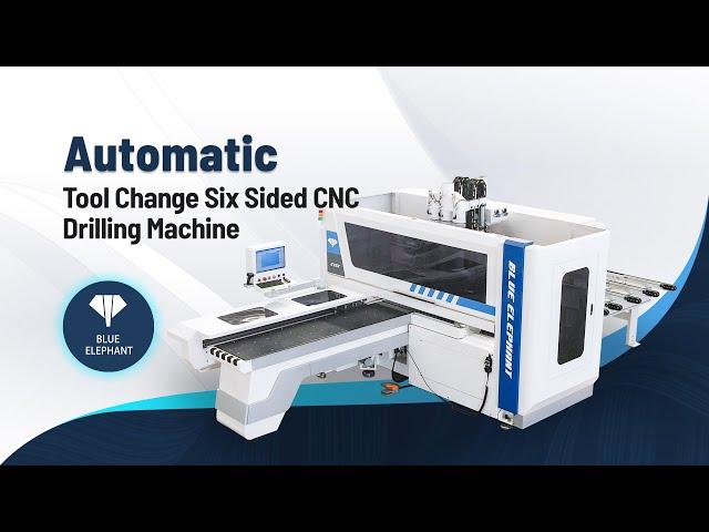 Best Automatic Six Sides ATC CNC Drilling Machine with Four Direction Drill Heads