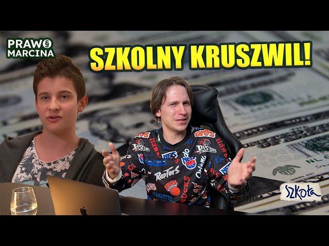 KRUSZWIL W SZKOLE |PRAWO MARCINA ogląda serial SZKOŁA 6|