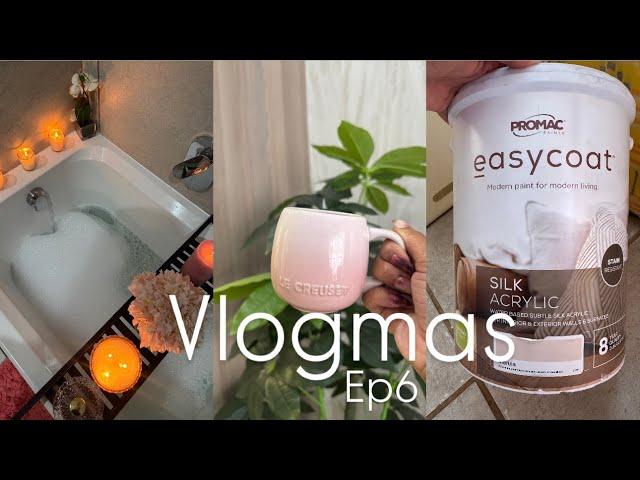 Vlogmas Ep6. Running errands for home |Christmas decorations | Buying paint | New Clothes | Nails