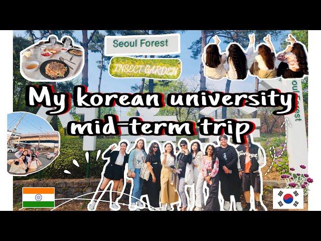 Mid-term end trip with classmates | Korea Vlog | Mid-term | Vlog