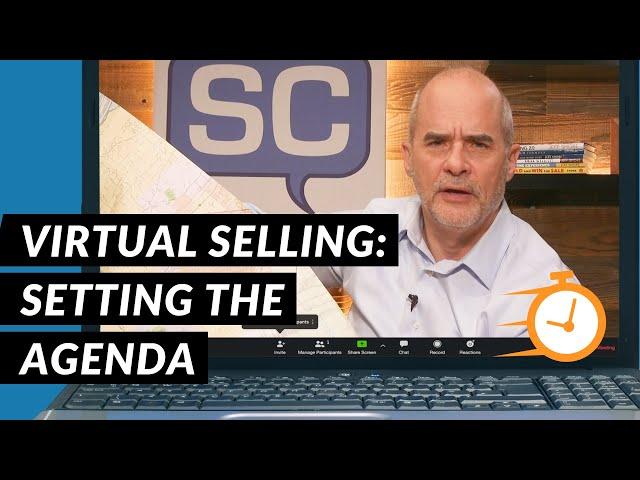 Virtual Online Sales: Setting the Sales Call Agenda | 5 Minute Sales Training