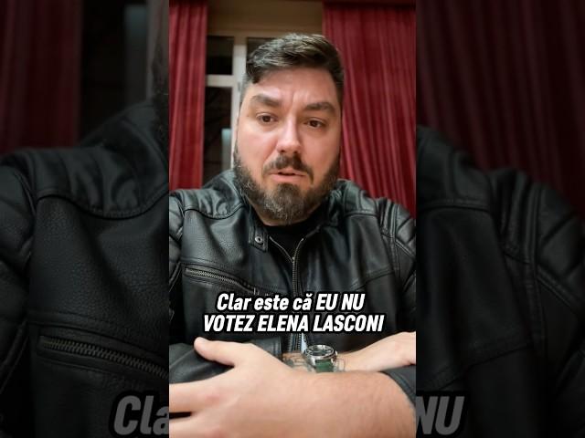 Eu nu votez cu Elena Lasconi. Uită-te până la capăt! Ne vedem la vot.