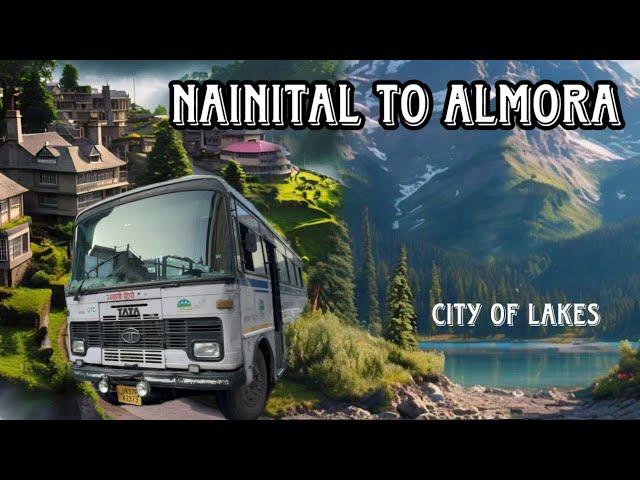 Nainital  to almora by bus | उत्तराखंड का खूबसूरत गाँव । Utc Bus vlog hindi 