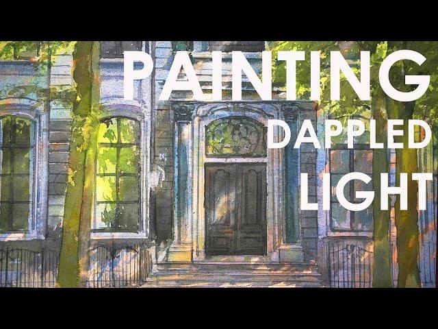 89 PAINTING DAPPLED LIGHT II And a visit  to Amsterdam