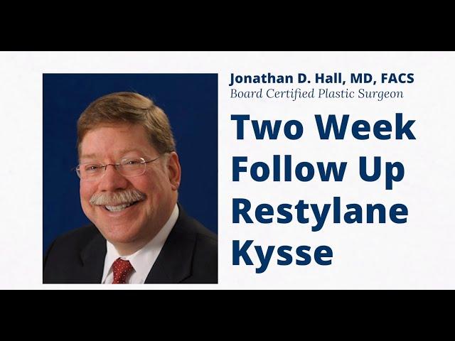 Restylane Kysse | Two Week Follow-Up