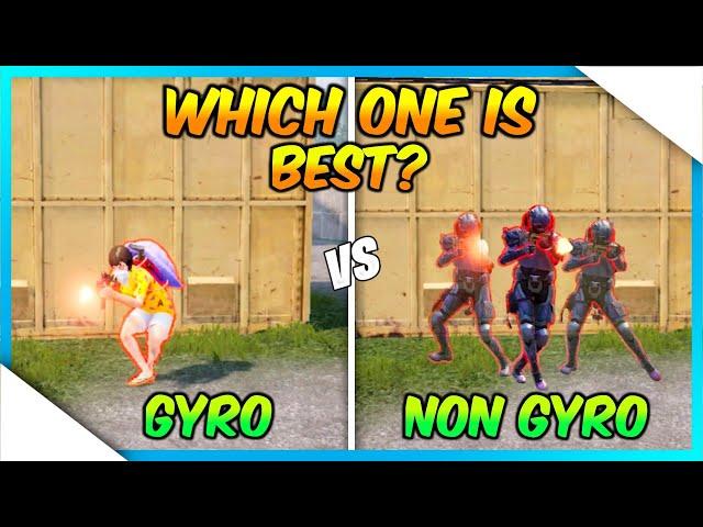 GYRO vs NON GYRO PLAYERS | WHO IS BETTER? • PUBG MOBILE/BGMI