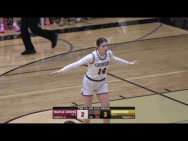 High School Girls Basketball: Maple Grove vs. Andover