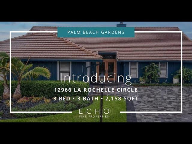  Stunning Home in Luxury Community in the Heart of Palm Beach Gardens!