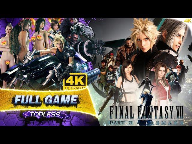 Final Fantasy VII Full Game Topless | Part 2/2 | 4k 60fps